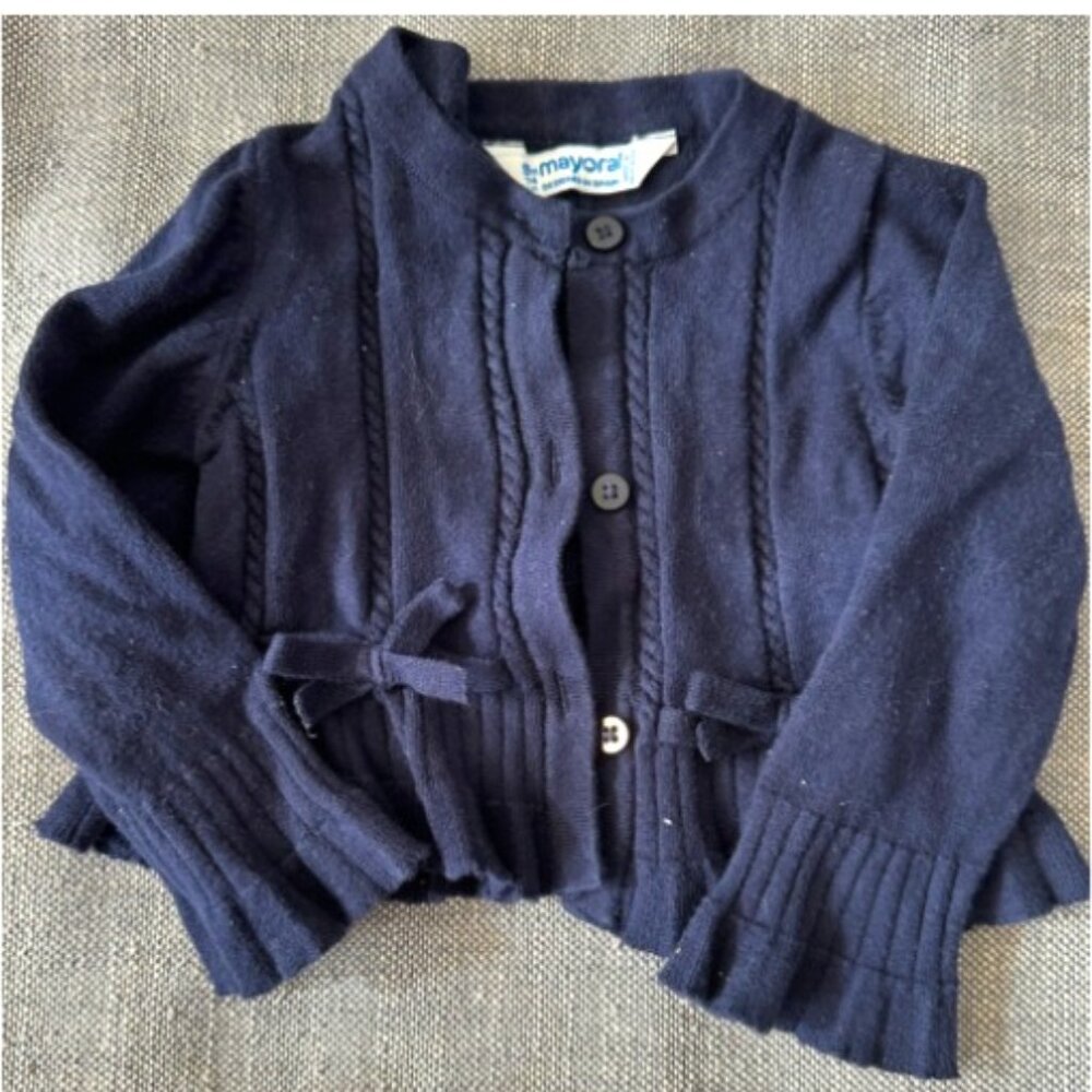 Girls Newborn Mayoral Sweater Cardigan 9 Months